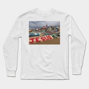 Salvation Mountain, East Jesus Long Sleeve T-Shirt